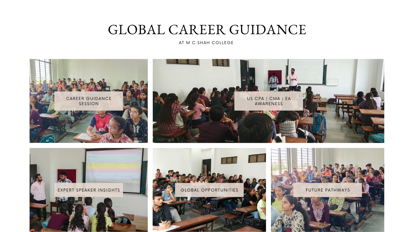 GLOBAL CAREER GUIDANCE – AT M C SHAH College